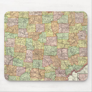 Ohio and Hamilton County Mouse Pad