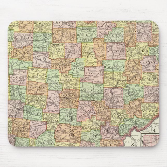 Ohio and Hamilton County Mouse Pad (Front)