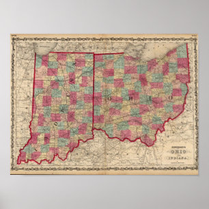 Ohio and Indiana 3 Poster