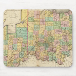 Ohio and Indiana Mouse Pad