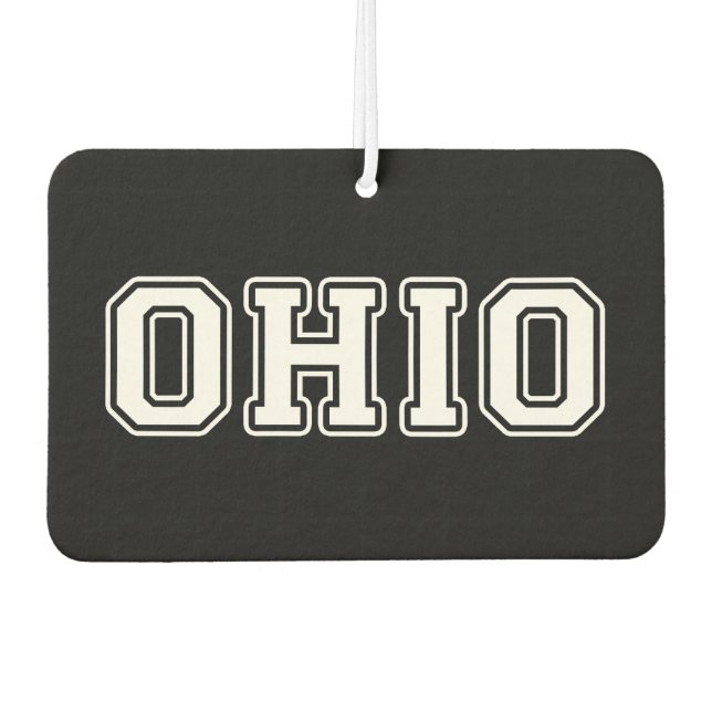 Ohio Car Air Freshener (Front)