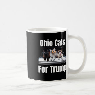 Ohio Cats For Trump - Funny Political Cat Coffee Mug