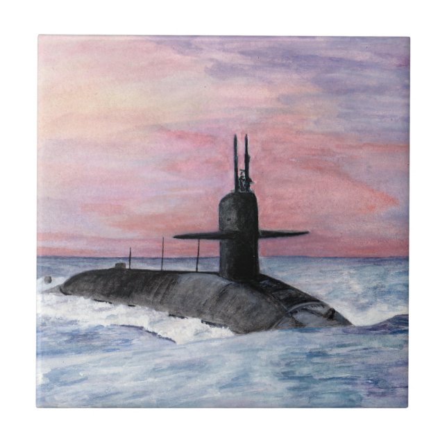 Ohio Class Warriors Ceramic Tile (Front)