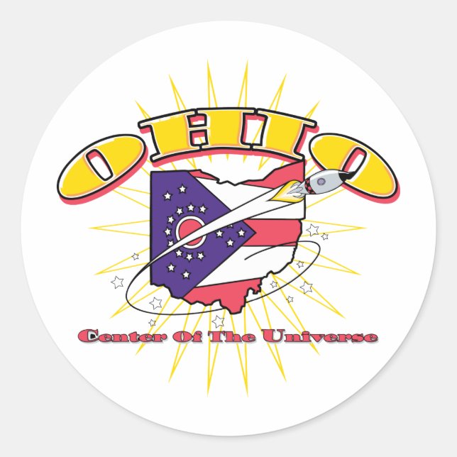Ohio Classic Round Sticker (Front)