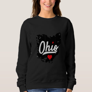 Ohio Clothing State Of Ohio Script Home Pride Ohio Sweatshirt