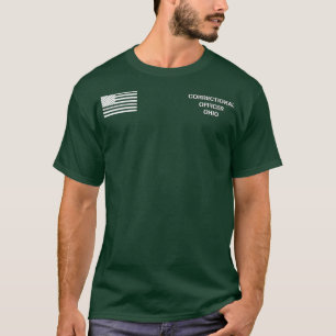 Ohio Correctional Officer Thin Grey Line Flag T-Shirt