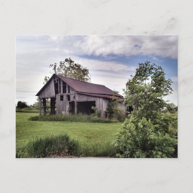 ohio country barns postcard (Front)