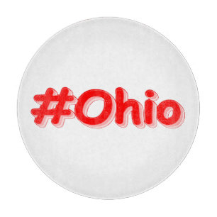 "#Ohio " Cute Design. Buy Now Cutting Board