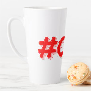 "#Ohio " Cute Design. Buy Now Latte Mug