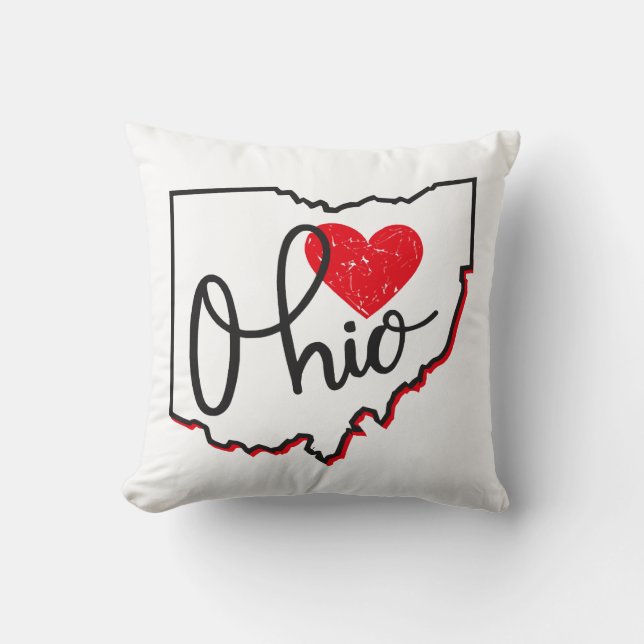Ohio Day Cushion (Front)