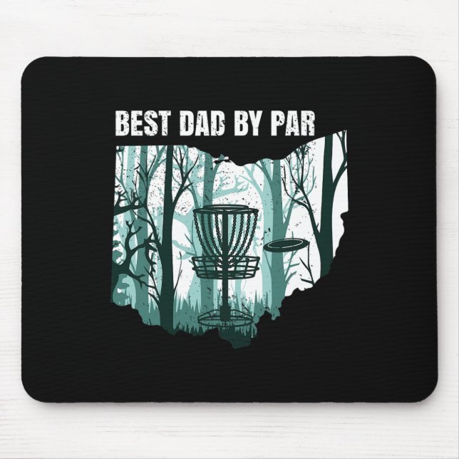 Ohio Disc Golf Dad Cool Ohioan Disc Frisbees Golfi Mouse Pad (Front)