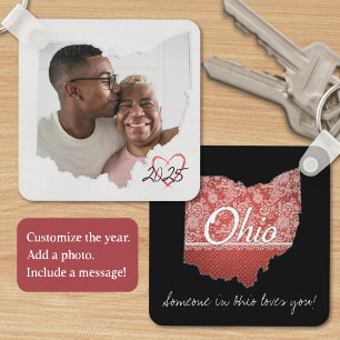 Ohio Family Everyday Moments Keepsake Key Ring