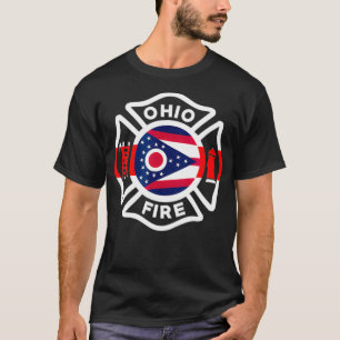 Ohio Fire Department  Firefighters Firemen T-Shirt