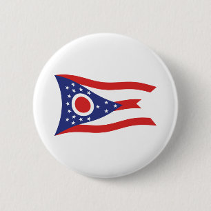 Ohio Flag Button