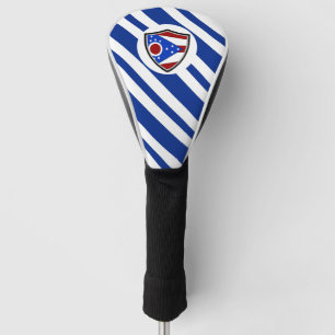 Ohio flag golf head cover