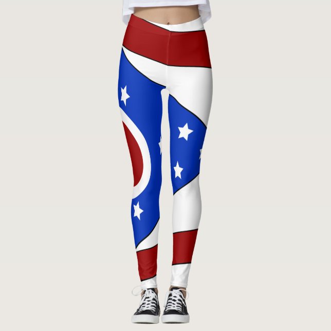 Ohio flag leggings (Front)