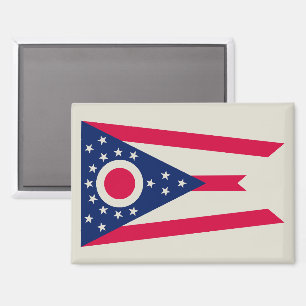 Ohio Flag: The Buckeye State Banner Magnet