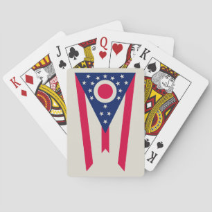 Ohio Flag: The Buckeye State Banner Playing Cards