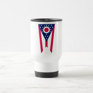 Ohio Flag: The Buckeye State Banner Travel Mug