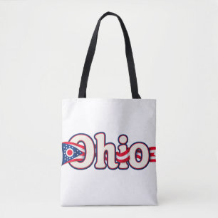 Ohio Flag tote Bag