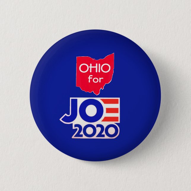 Ohio for Joe Biden 2020 6 Cm Round Badge (Front)