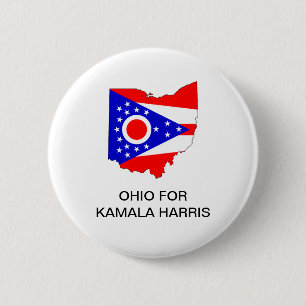 OHIO for Kamala Harris 2024 Button