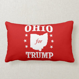 OHIO FOR TRUMP LUMBAR CUSHION