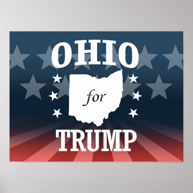 OHIO FOR TRUMP POSTER (Front)