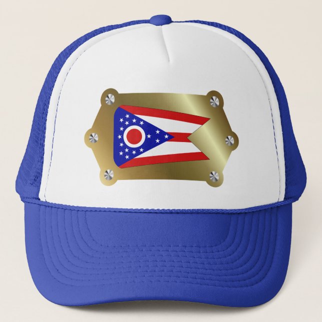 Ohio framed Flag Hat (Front)