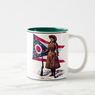 Ohio Girl, Annie Oakley Two-Tone Coffee Mug
