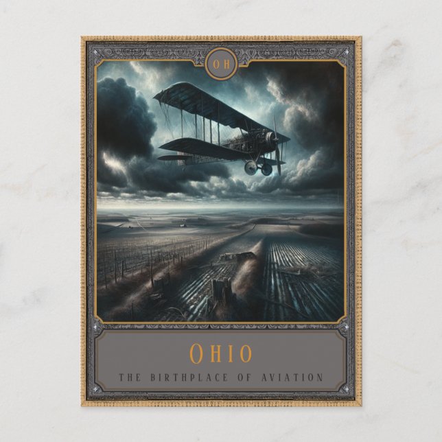 Ohio | Gothic Art Postcard (Front)