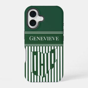 Ohio Green Stripe iPhone 16 Case