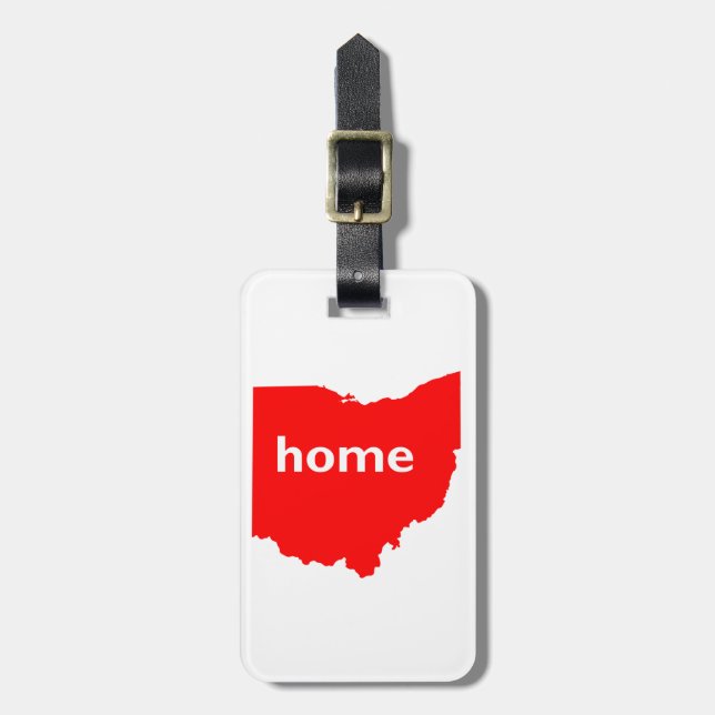 Ohio Home Luggage Tag (Front Vertical)