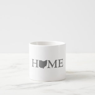 Ohio Home State Word Art Espresso Cup