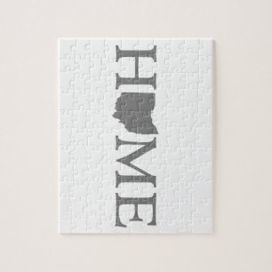 Ohio Home State Word Art Jigsaw Puzzle