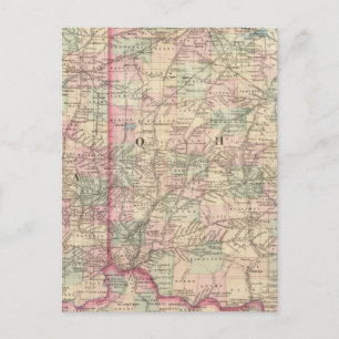 Ohio, Indiana 2 Postcard