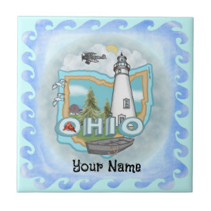 Ohio Lighthouse tile