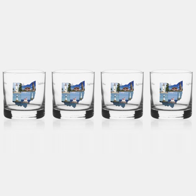 Ohio Lighthouses glass (Front)