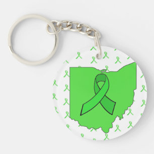 Ohio Lyme Disease Awareness 2 Sided Key Chain