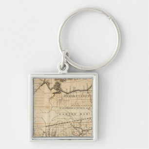 Ohio Map Key Ring
