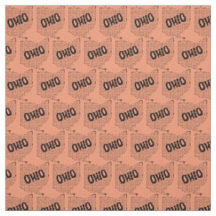 Ohio Maze Puzzle Fabric