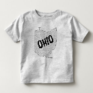 Ohio Maze Puzzle Toddler T-Shirt