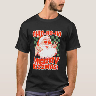 Ohio Merry Rizzmas Rizzler Santa Christmas Meme Br T-Shirt