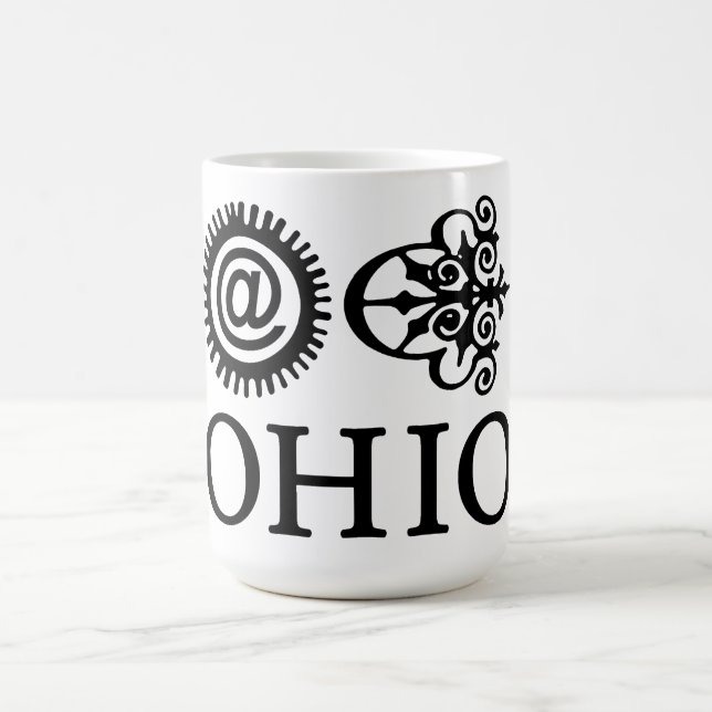 Ohio MuGlyph Coffee Mug (Center)