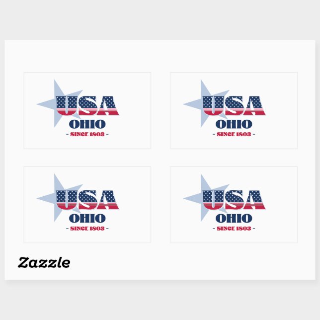 Ohio My Home State Sticker (Sheet)