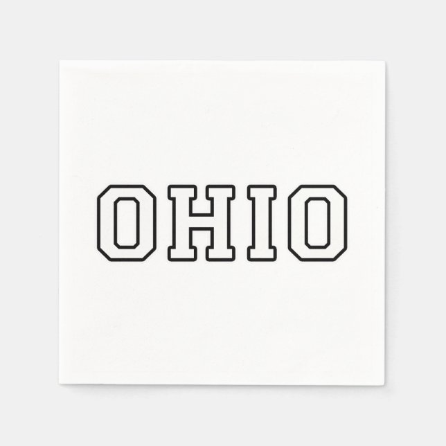 Ohio Napkin (Front)