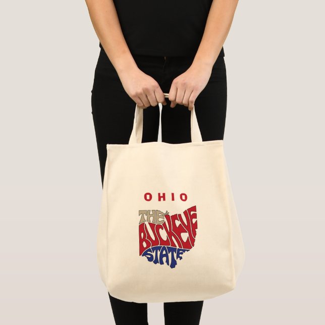 Ohio Nickname Word Art  Tote Bag (Front (Product))