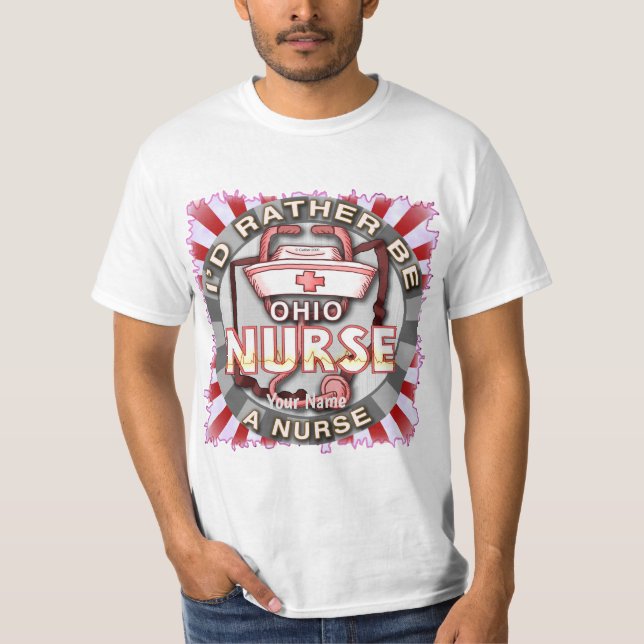 Ohio nurse  T-Shirt (Front)