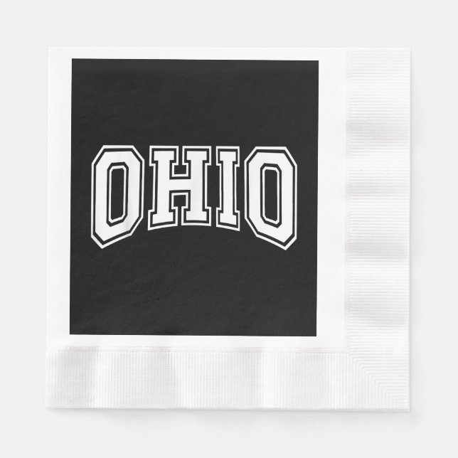 Ohio OH USA  Napkin (Front)