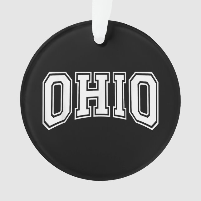 Ohio OH USA  Ornament (Front)